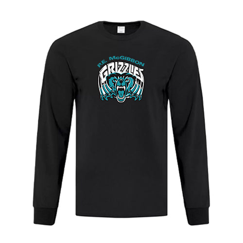 PE McGibbon Staff Adult Everyday Cotton Long Sleeve T-Shirt