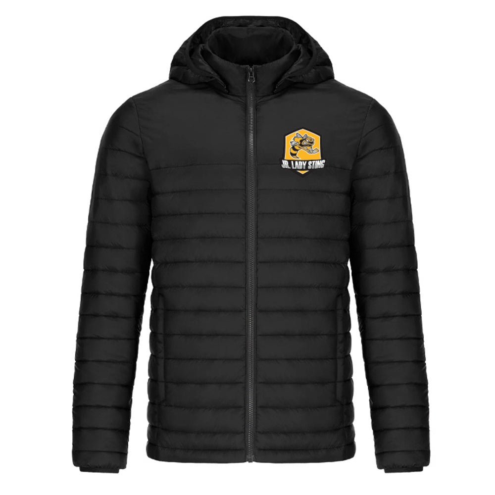 Jr Lady Sting Adult Puffy Jacket w/ Detachable Hood