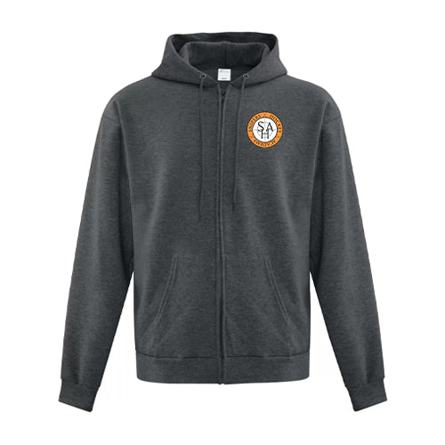 SHA Hockey Adult Everyday Fleece Full Zip Hooded Sweatshirt