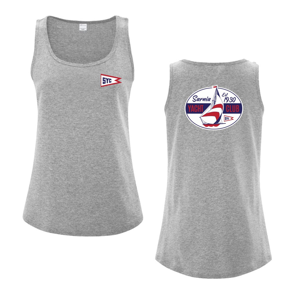Sarnia Yacht Club Ladies' Cotton Tank Top