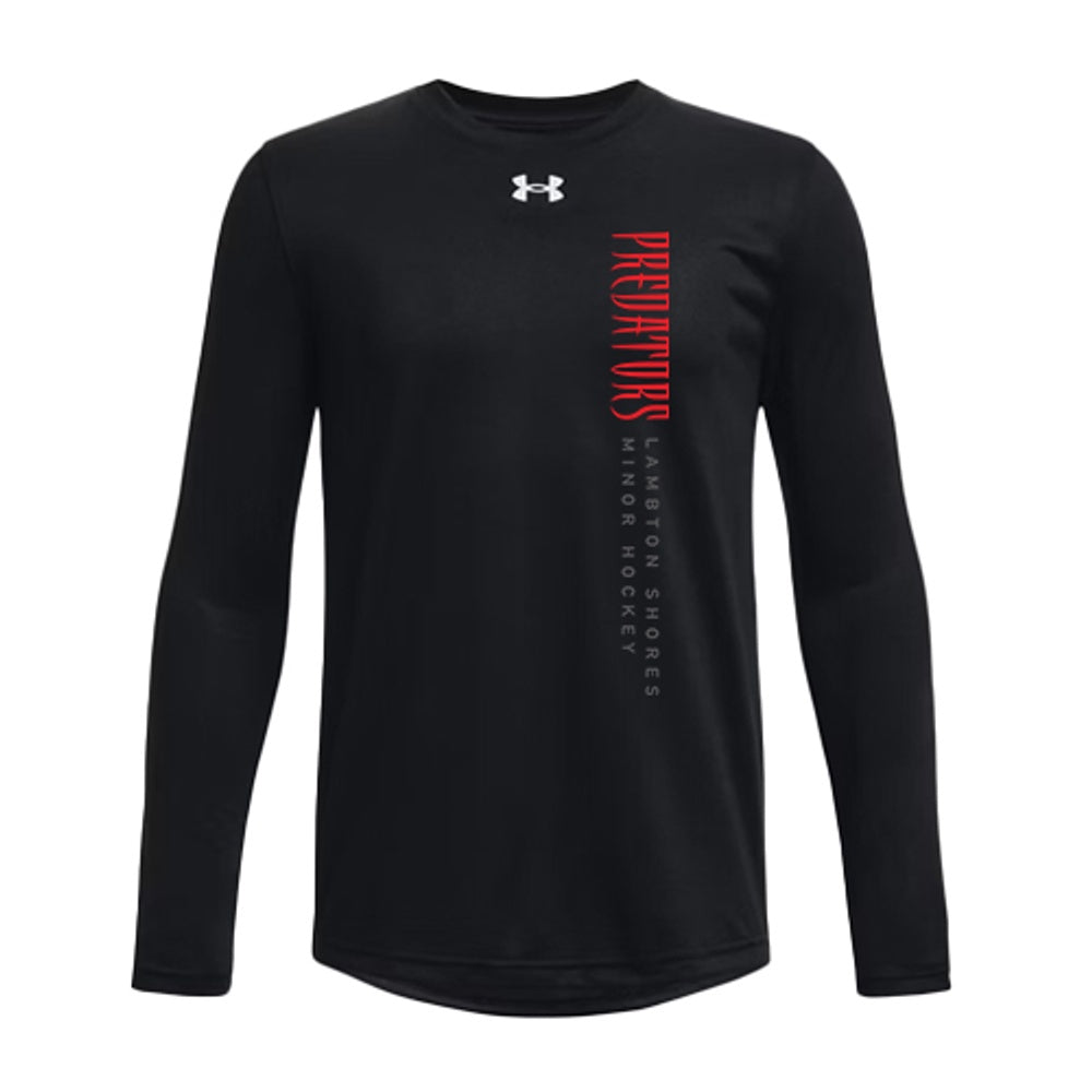 Lambton Shores Predators Youth Under Armour Tech™ Team Long Sleeve T-Shirt
