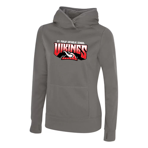 St Philip Ladies' Game Day Fleece Hooded Sweatshirt