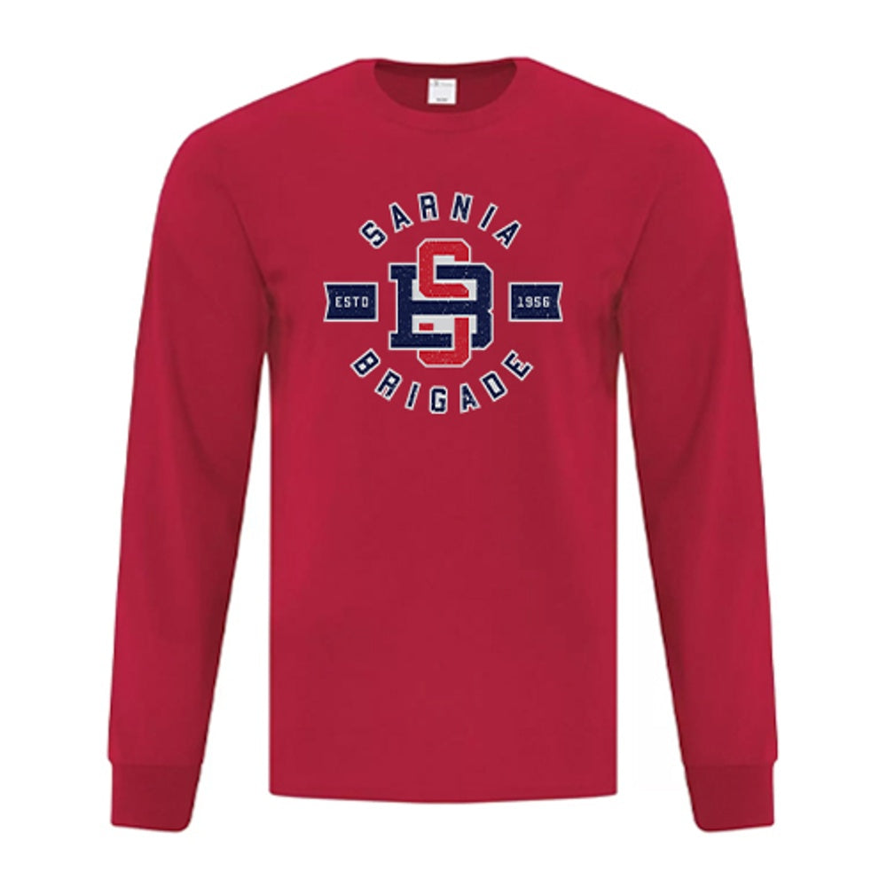 Sarnia Brigade Adult Everyday Cotton Long Sleeve T-Shirt