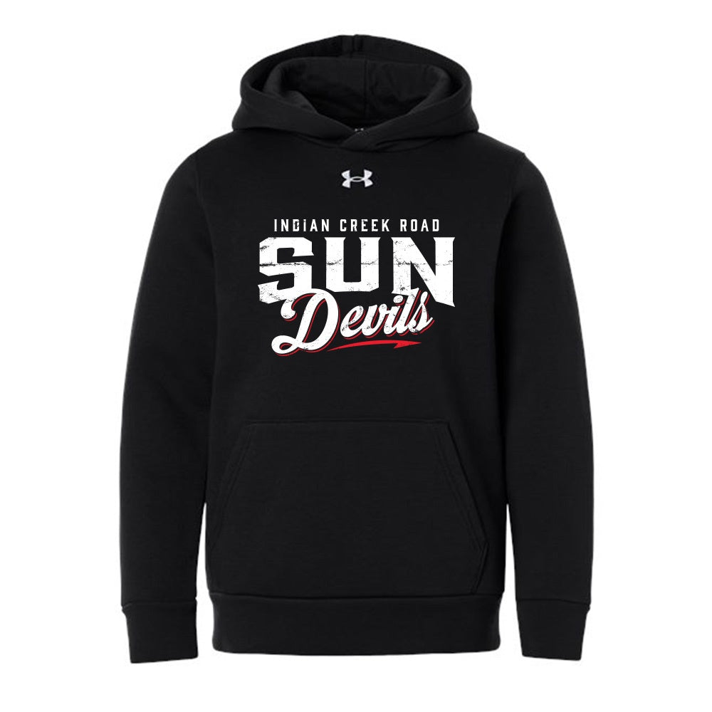Indian Creek Road Youth Under Armour Team Icon Fleece Hooded Sweatshirt