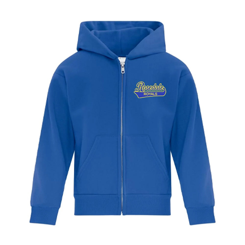 Rosedale Youth Everyday Fleece Full Zip Hooded Sweatshirt