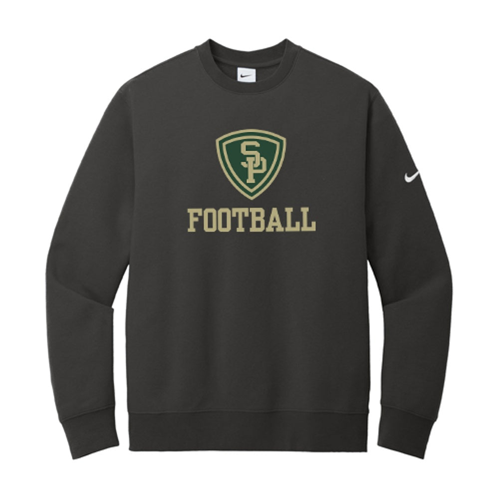 St. Pat's Football Adult Nike Club Fleece Sleeve Swoosh Crew