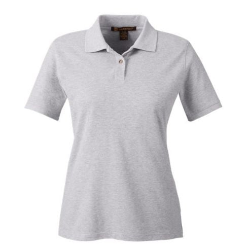 HARRITON LADIES RINGSPUN COTTON PIQUÉ SHORT-SLEEVE POLO
