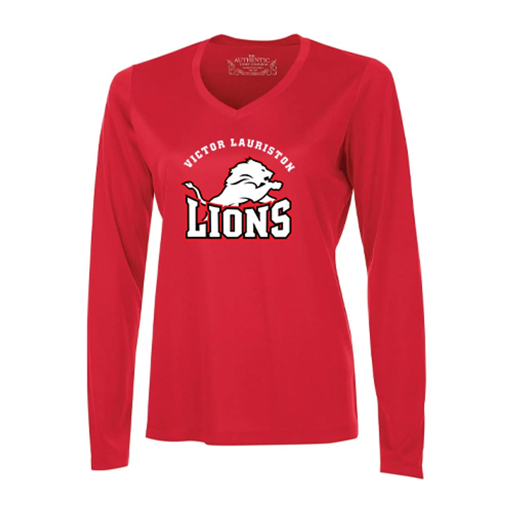 Victor Lauriston Ladies' Pro Team Long Sleeve V-Neck T-Shirt