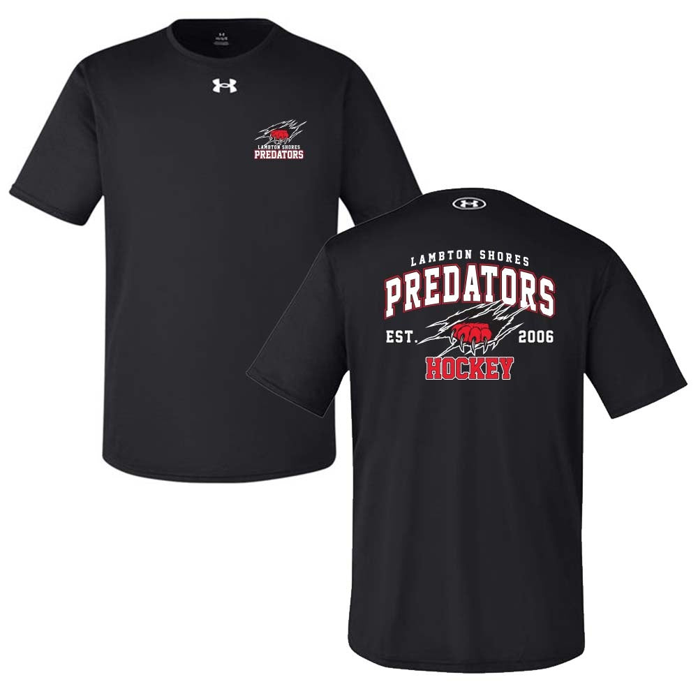 Lambton Shores Predators Youth Under Armour Team Tech T-Shirt