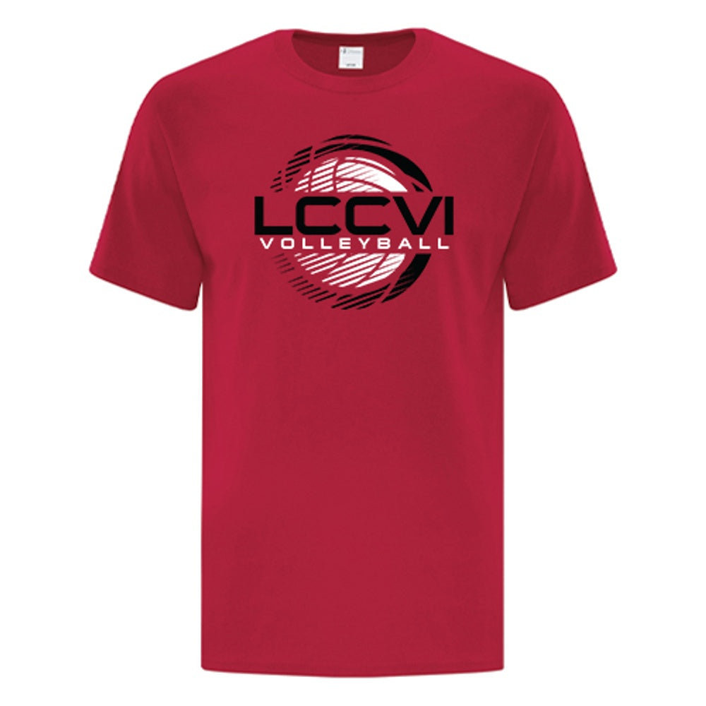 LCCVI Boys Volleyball Adult Everyday Cotton T-Shirt