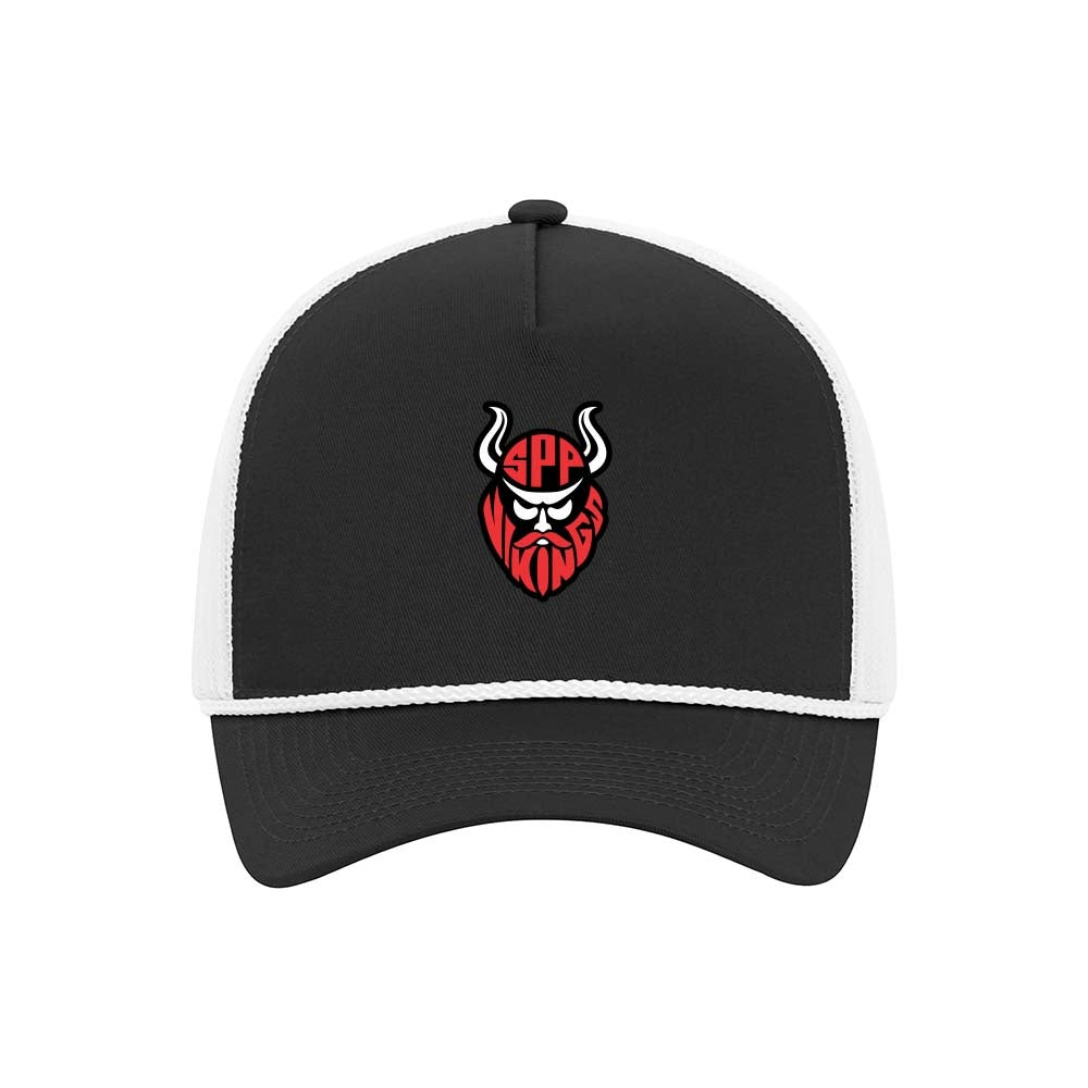St Philip Cotton Twill 5-Panel Trucker Rope Cap