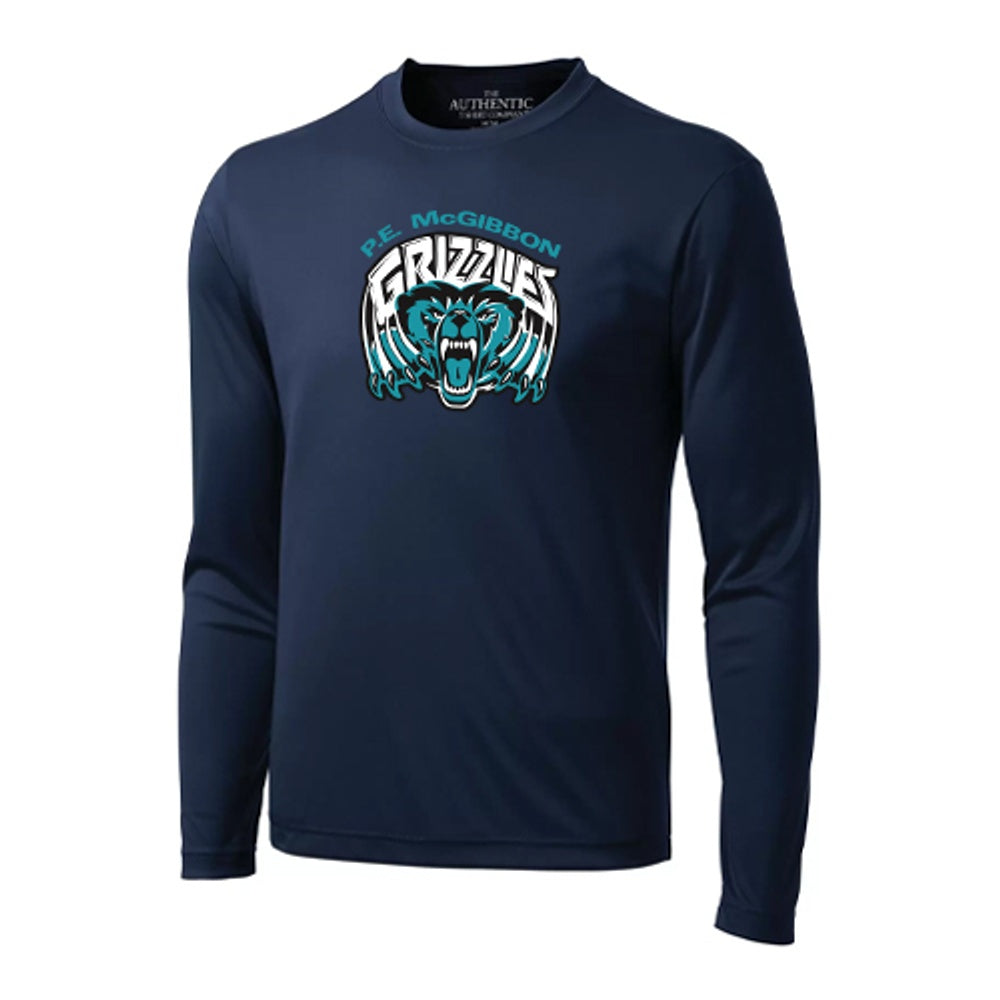 PE McGibbon Youth Pro Team Long Sleeve T-Shirt