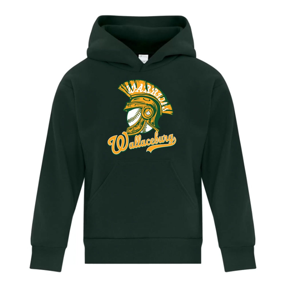 Wallaceburg Minor Baseball Youth Everyday Fleece Hooded Sweatshirt