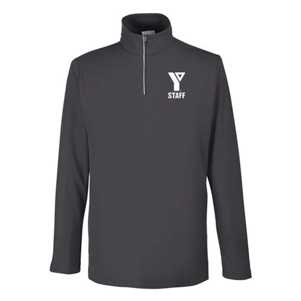 YMCA Staff Adult Fusion ChromaSoft™ Pique Quarter-Zip Pullover (12 pc)
