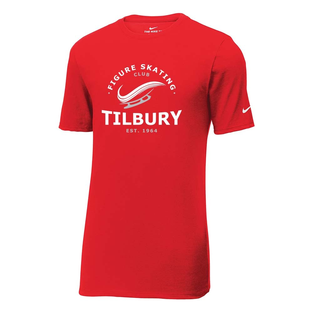 Tilbury Figure Skating Adult Nike Dri-FIT Cotton/Poly Tee (Alt. Logo)