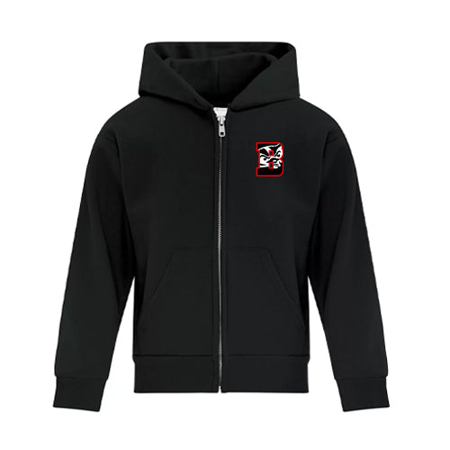 Bridgeview Youth Everyday Fleece Full Zip Hooded Sweatshirt