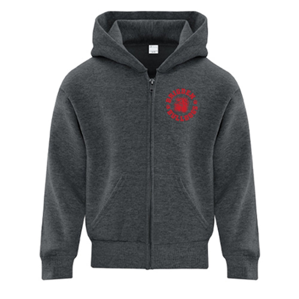 Brigden Youth Everyday Fleece Full Zip Hooded Sweatshirt