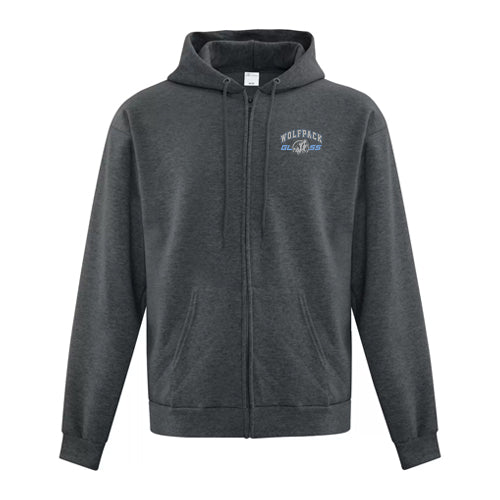Great Lakes Adult Everyday Fleece Full Zip Hooded Sweatshirt