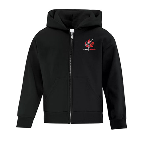 Petrolia Bluewater Tae Kwon Do Anniversary Youth Fleece Full Zip Hooded Sweatshirt