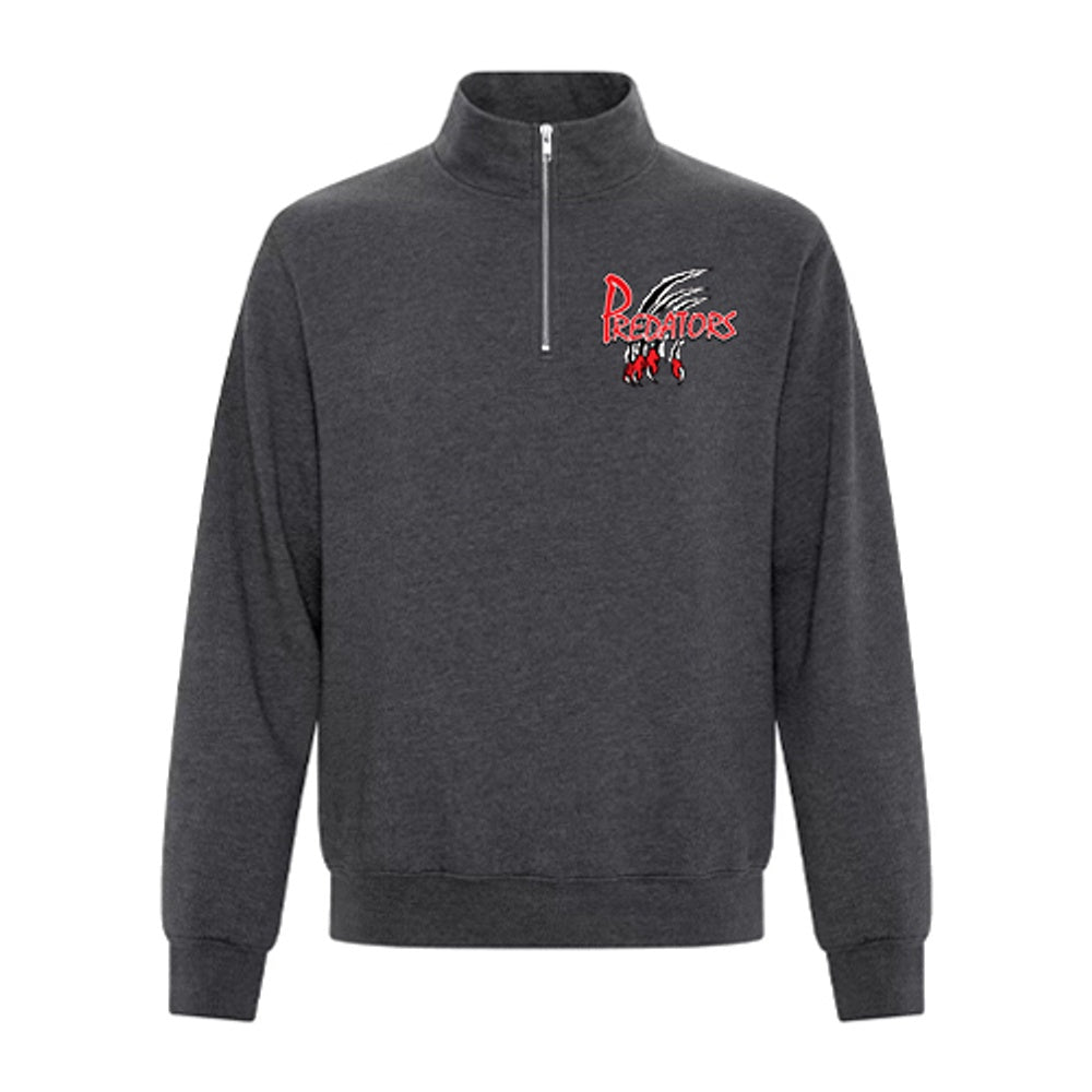 Lambton Shores Predators Adult Everyday Fleece 1/4 Zip Sweatshirt