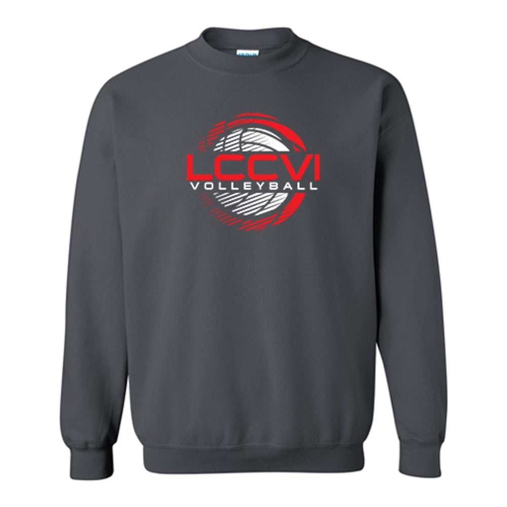LCCVI Boys Volleyball Adult Crewneck Sweatshirt