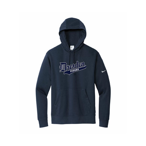 Dresden Minor Baseball Adult Nike Fleece Sleeve Swoosh Pullover Hoodie
