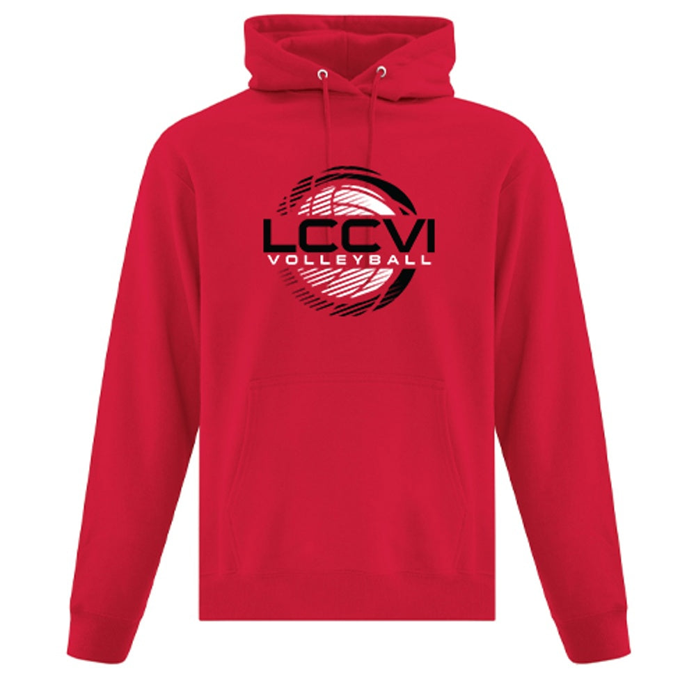 LCCVI Boys Volleyball Adult Everyday Fleece Hooded Sweatshirt