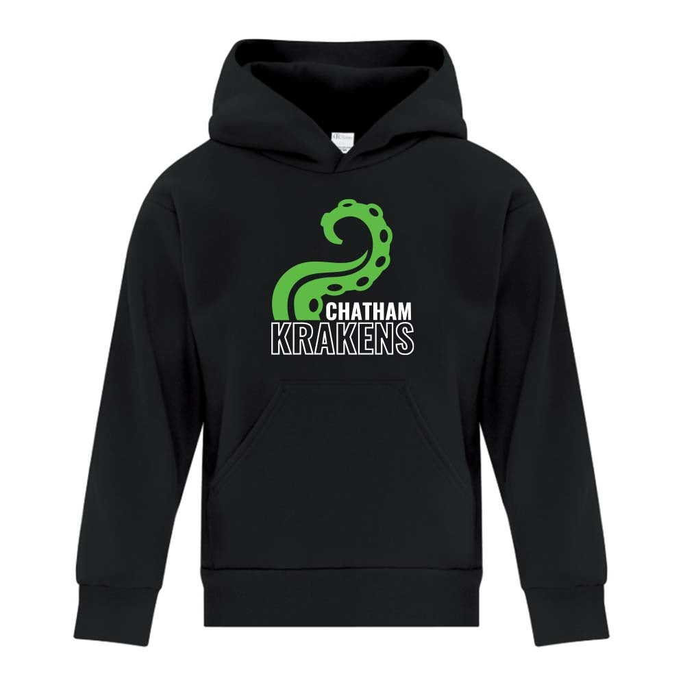Chatham Krakens Youth Fleece Hooded Sweatshirt