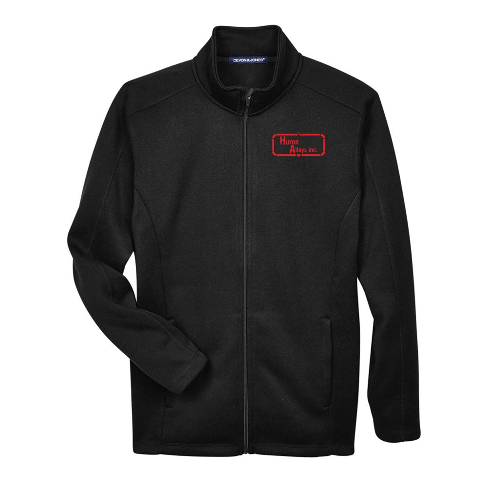Huron Alloys Adult Bristol Full-Zip Sweater Fleece Jacket