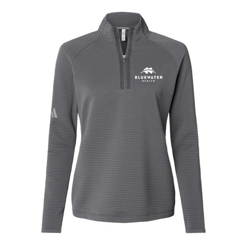 Bluewater Health Ladies' Adidas Spacer Quarter-Zip Pullover
