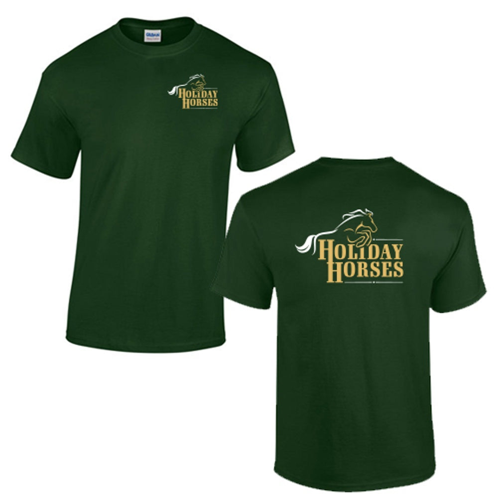 Holiday Horse - Adult Cotton T-Shirt