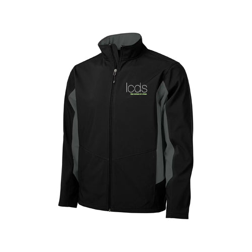 LCDS Adult Everyday Colour Block Water Repellent Soft Shell Jacket