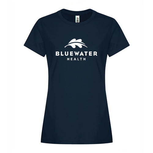 Bluewater Health Ladies' Element Ring Spun Cotton Tee