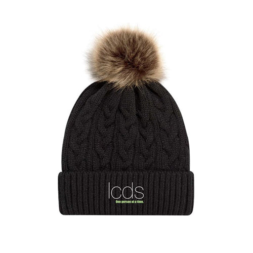 LCDS Pom Pom Cuff Toque