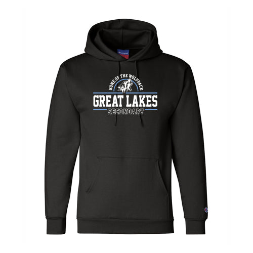 Great Lakes Adult Champion Powerblend Hooded Sweatshirt