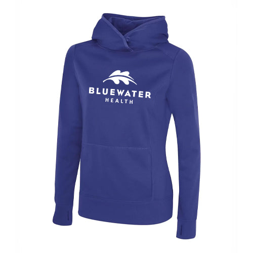 Bluewater Health Ladies' Game Day Fleece Hooded Sweatshirt