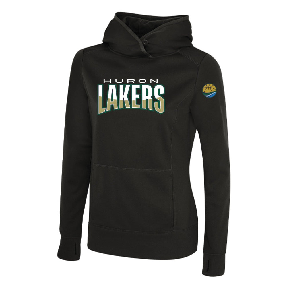 Huron Lakers Ladies' Game Day Fleece Hooded Sweatshirt