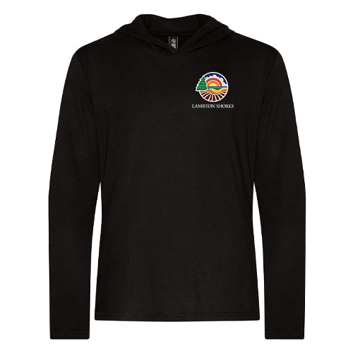 Municipality of Lambton Shores Adult KOI Element Triblend Long Sleeve Hooded Tee