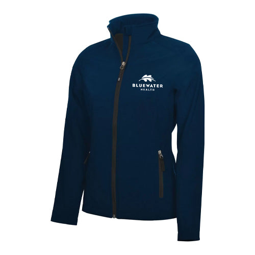Bluewater Health Ladies' Coal Harbour Everyday Water Repellent Soft Shell Jacket