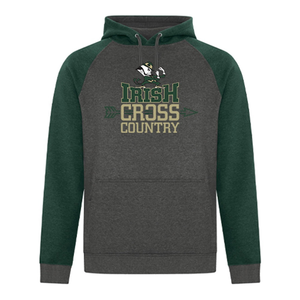 St. Pats XC Adult EsActive Vintage Two Tone Hoodie