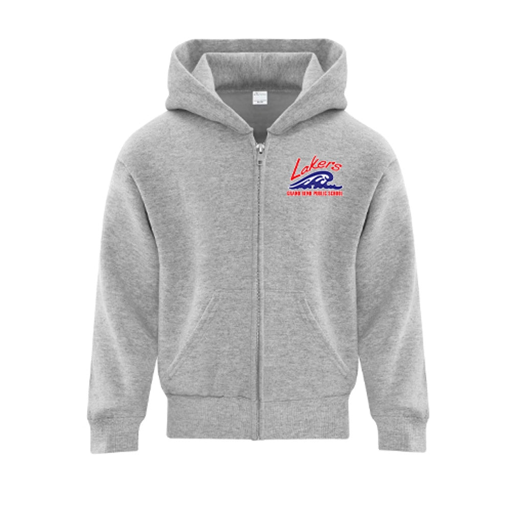 Grand Bend Youth Everyday Fleece Full Zip Hooded Sweatshirt