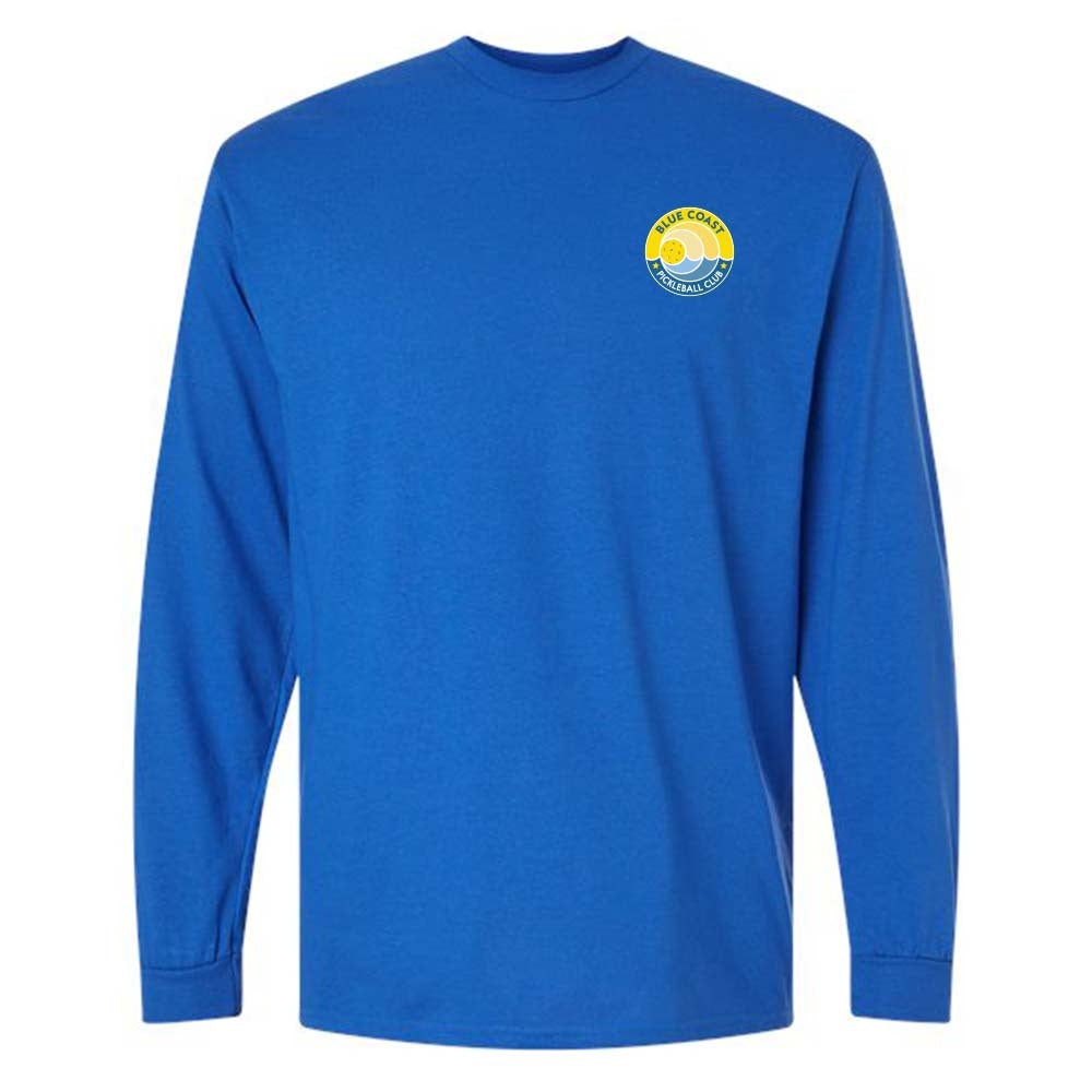 Blue Coast Pickleball Men's DryBlend 50/50 Long Sleeve