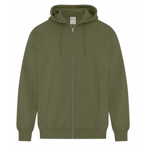 ATC FLEECE FULL ZIP HOODED SWEATSHIRT