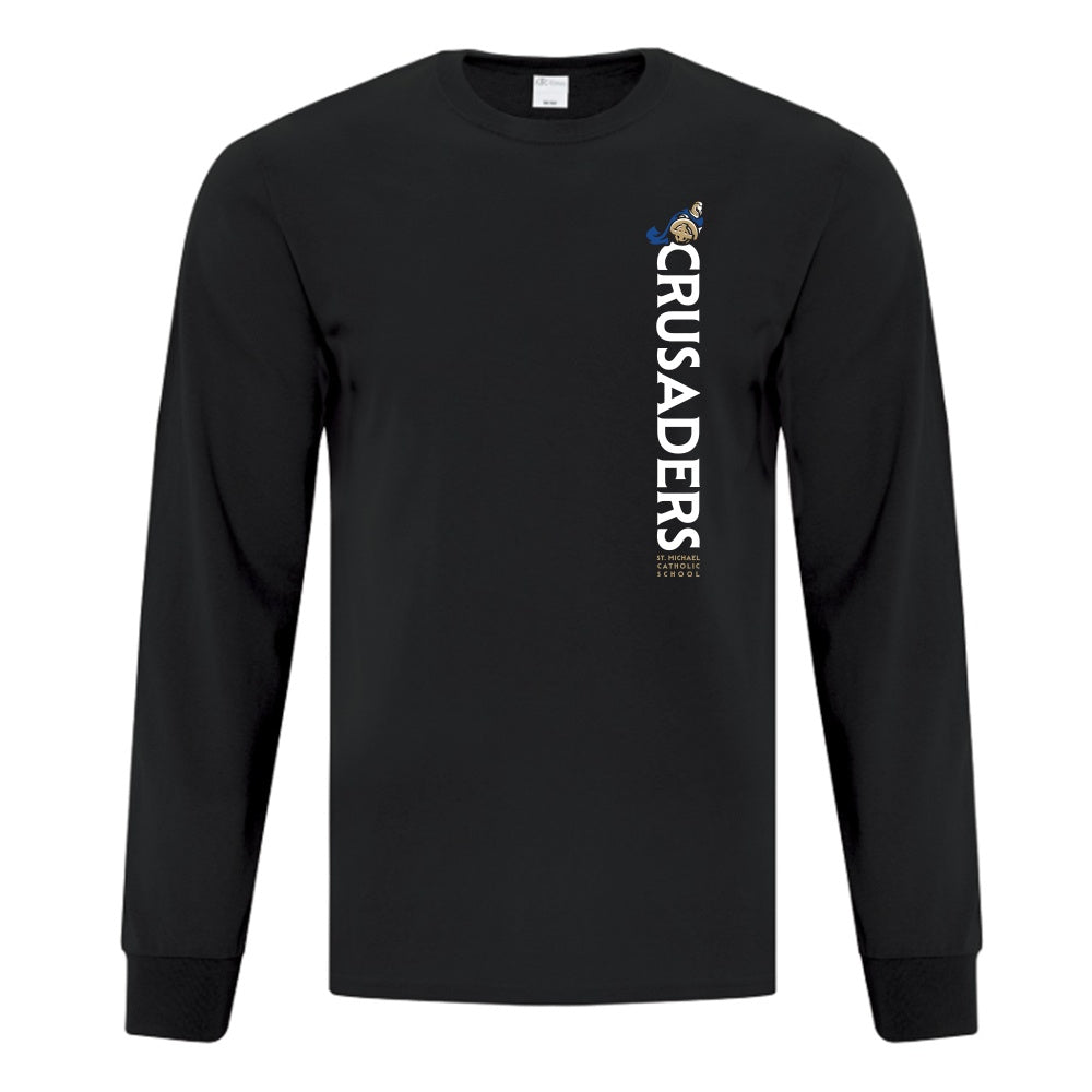 St Michael Adult Everyday Cotton Long Sleeve T-Shirt