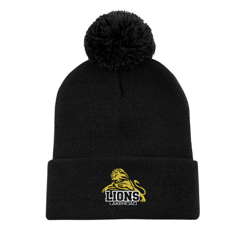 Lakeroad Everyday Pom Pom Cuff Toque