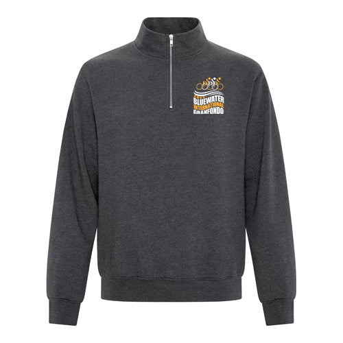 Bluewater Cycling Granfondo Adult Everyday Fleece 1/4 Zip Sweatshirt
