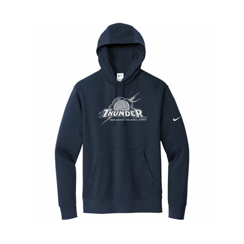 Twin Bridges Volleyball Adult Nike Club Fleece Sleeve Swoosh Pullover Hoodie