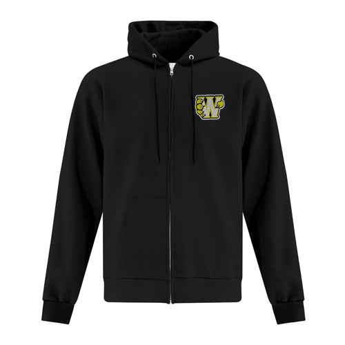 Plympton-Wyoming Adult Everyday Fleece Full Zip Hooded Sweatshirt