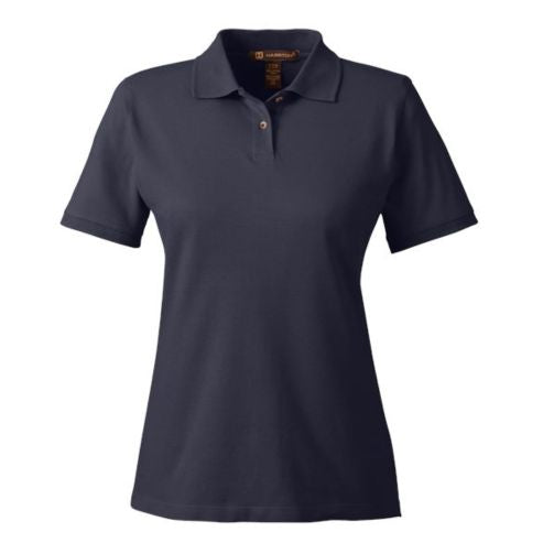 HARRITON LADIES RINGSPUN COTTON PIQUÉ SHORT-SLEEVE POLO