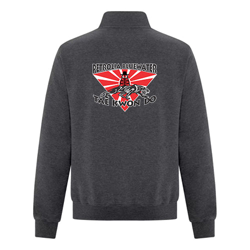 Petrolia Bluewater Tae Kwon Do Adult Fleece 1/4 Zip Sweatshirt